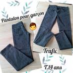 Pantalon pour garçon -gris-Trafic-T.14 ans, Pantalon, Garçon, Enlèvement ou Envoi, Utilisé
