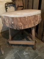 Vintage hakblok slager, Ophalen, Zo goed als nieuw