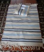 2 tapis de bain neufs avec étiquettes, Maison & Meubles, Enlèvement, Neuf, Bleu, Tapis de bain