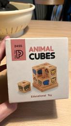 Animal cubes, Kinderen en Baby's, Speelgoed | Houten speelgoed, Ophalen, Nieuw, Overige typen
