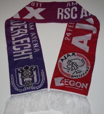 Echarpe/ Ajax Amsterdam - RSC Anderlecht /Arena 24 - 02 - 11