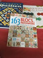 Lot Patchwork en quiltboeken, Hobby en Vrije tijd, Naaien en Fournituren, Overige typen, Ophalen of Verzenden, Zo goed als nieuw