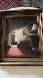 Schilderij in olieverf, Ophalen