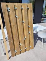 Porte de jardin en bois imprégné avec cadre en acier 100 x 1, Jardin & Terrasse, 100 à 150 cm, Bois, 150 à 200 cm, Enlèvement