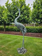 BRONZEN KRAANVOGEL LAGE PRIJS, ZEER RUIME KEUZE TUINBEELDEN!, Enlèvement ou Envoi, Comme neuf, Autres matériaux, Animal