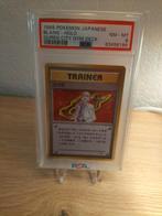 Psa8 Blaine holo Japanese gym series Pokemon kaart, Ophalen of Verzenden, Zo goed als nieuw