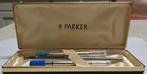 Vintage Parker Inoxcrom 2000 balpen, Verzamelen, Met doosje, Ophalen of Verzenden, Zo goed als nieuw, Parker