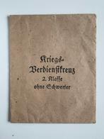 Westwall WW2 medaille-envelop, Verzamelen, Ophalen of Verzenden