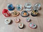 lot van 12 (+1) sneeuwbollen/snow globes, Ophalen of Verzenden