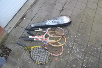 tennis raketten,nieuw badmintonset