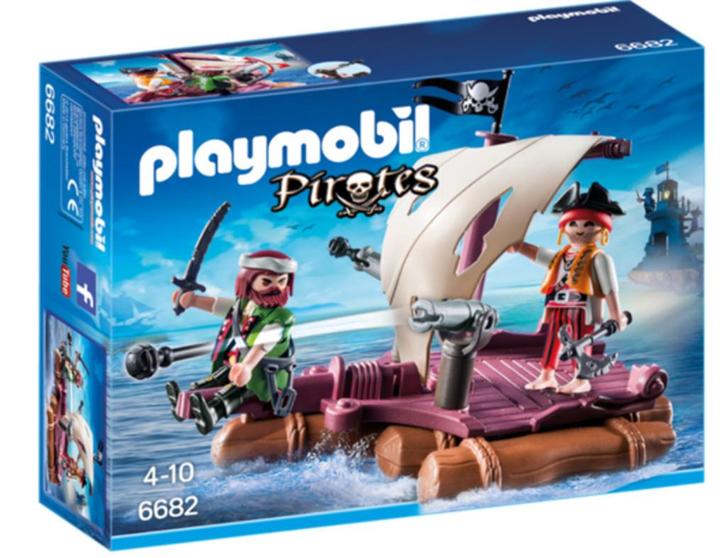 Playmobil - Radeau de pirates - 6682, Enfants & Bébés, Jouets | Playmobil, Comme neuf, Ensemble complet, Enlèvement