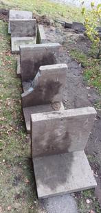 Betonnen boordstenen, Tuin en Terras, Ophalen, Gebruikt, 25 cm of meer, Beton