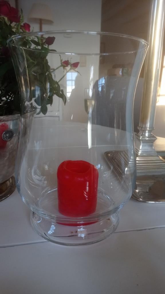 Cloche en verre - bougeoir, Enlèvement ou Envoi, Comme neuf