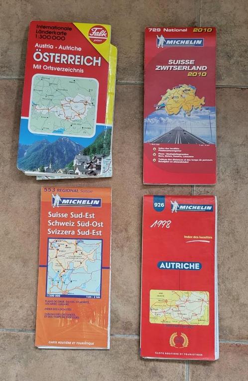 Cartes Autriche/ Suisse, Livres, Atlas & Cartes géographiques, Utilisé, Carte géographique, Europe autre, Envoi