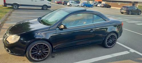 WV Eos 2.0 TDI, Auto's, Volkswagen, Eos, Elektrische ramen, Lichtmetalen velgen, Diesel, Euro 4, 2 deurs, Zwart, Bruin, Ophalen