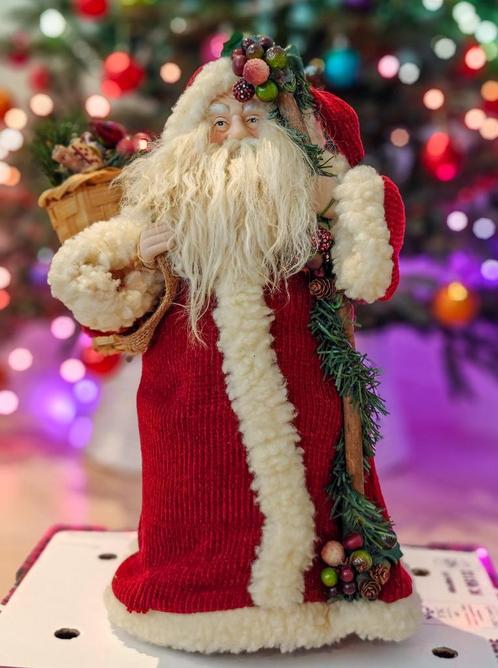 Een mooie Kerstman van porselein te koop 38cm, Diversen, Kerst, Gebruikt, Ophalen of Verzenden