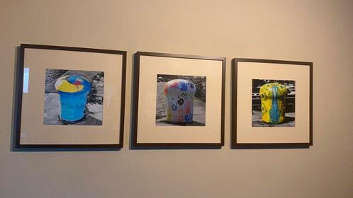 Kaders in notenhout (trend 2025)met kunstfoto’s bolders Mass, Huis en Inrichting, Woonaccessoires | Lijsten, Zo goed als nieuw