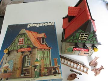 Vintage Playmobil nr 3440 van 1984 Middeleeuws kleermakershu beschikbaar voor biedingen