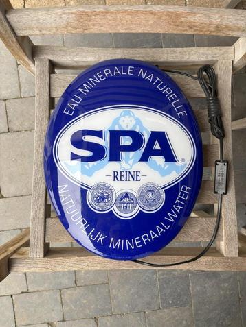 Spa Reine lichtreclame beschikbaar voor biedingen