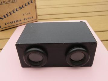 Bruguière stereoscoop + 10 stereofilmboxen