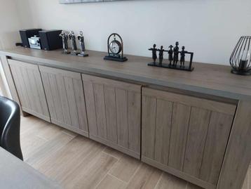 Dressoir in licht donkere eik, Huis en Inrichting, Kasten | Dressoirs, Ophalen