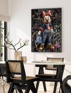 XXL Glasschilderij | Minnie Mouse - Fashion Diva - 6 sizes, Oorspronkelijke maker, Verzenden, Nieuw, 125 cm of meer