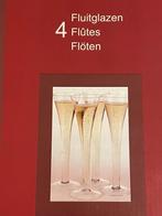 4longues coupes à champagne dans un emballage cadeau NOUVEAU, Enlèvement, Neuf
