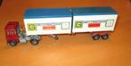 Camion et remorque Matchbox Scammell et 2 conteneurs Grentra, Hobby & Loisirs créatifs, Voitures miniatures | 1:50, Matchbox, Utilisé