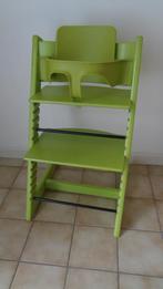 Tripp trapp stoel van stokke en babyset, Ophalen, Zo goed als nieuw, Meegroeistoel, Stoelverkleiner