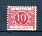 (B) TX13 MH 1916 - Gewijzigd type van 1895, Postzegels en Munten, Ophalen of Verzenden, Postfris, Spoor van plakker