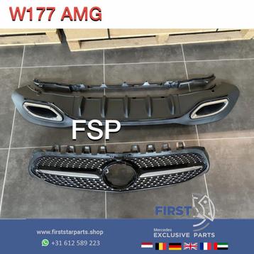 W177 A KLASSE AMG DIAMOND GRIL + AMG DIFFUSER origineel Merc beschikbaar voor biedingen