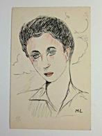 Lithographie couleurs Mariette Lydis androgyne Autriche Fémi, Enlèvement ou Envoi