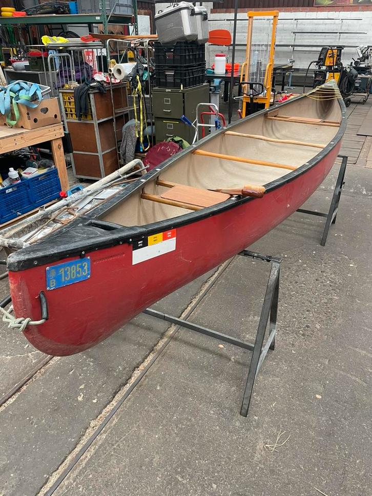 Kano merk: old town canoe, Watersport en Boten, Kano's, Zo goed als nieuw, Canadese kano of Open kano, Twee personen, Met peddels