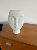 Vintage vaas gezicht, Ophalen, Zo goed als nieuw, Wit