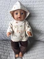 201. Babyborn: Nieuwe hoodie met koala’s en bruine broek, Kinderen en Baby's, Speelgoed | Poppen, Ophalen of Verzenden, Nieuw