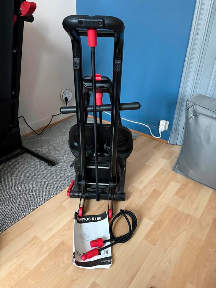 Rameur pliant Domyos R100, Sports & Fitness, Appareils de fitness, Comme neuf, Rameur, Enlèvement