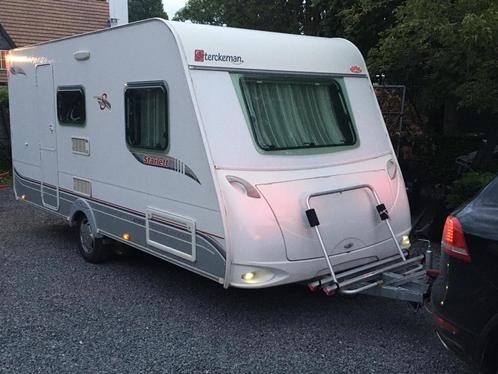 Caravan Sterckeman 470/PE 5/6 personen met stapelbed, Caravans en Kamperen, Caravans, Particulier, tot en met 6, Treinzit, Sterckeman