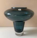 Zeldzaam mooie blauw grijze glazen vaas van Zwiesel 1872, Huis en Inrichting, Ophalen, Zo goed als nieuw, Blauw, Glas