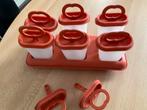 6 tupperware vormpjes voor waterijsjes, Ophalen of Verzenden, Zo goed als nieuw