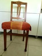 6 houten stoelen met rieten om oud/modern te restaureren, Huis en Inrichting, Ophalen, Riet of Rotan, Gebruikt, Bruin