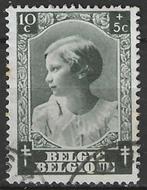 Belgie 1937 - Yvert/OBP 458 - Josephine-Charlotte (ST), Postzegels en Munten, Verzenden, Gestempeld, Gestempeld, Koninklijk huis