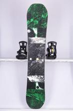 Snowboard 160 BURTON RADIUS WIDE, noir/vert, Envoi, Utilisé, Fixations