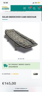 Solar bedchair undercover camo, Watersport en Boten, Ophalen