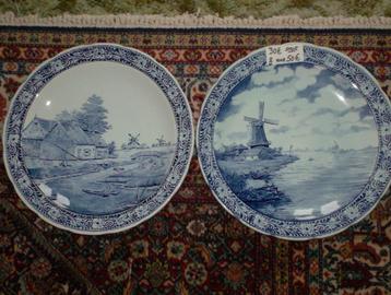 ASSIETTES BOCH - BLEU DE DELFT