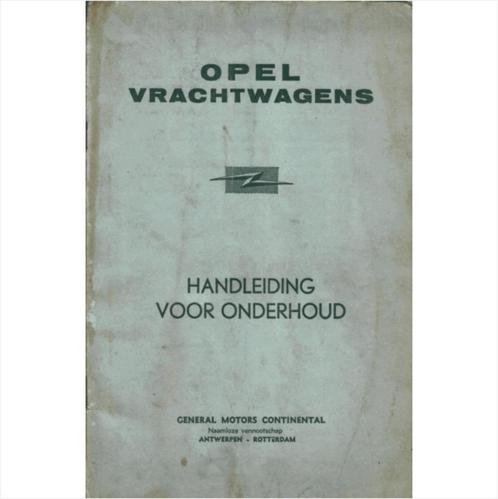 Opel Vrachtwagens Instructieboekje jaar #2 Nederlands, Auto diversen, Handleidingen en Instructieboekjes, Ophalen of Verzenden