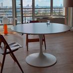 Tulipe rond 80 tot 180 tafels eero saarinen stoelen tulipe, Tuin en Terras, Tuintafels, Ophalen of Verzenden, Zo goed als nieuw