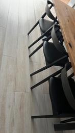 Stoelen, Huis en Inrichting, Stoelen, Ophalen, Gebruikt, Drie, Zwart