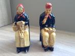 Oude beeldjes - landbouwerskoppeltje, Antiek en Kunst, Ophalen of Verzenden