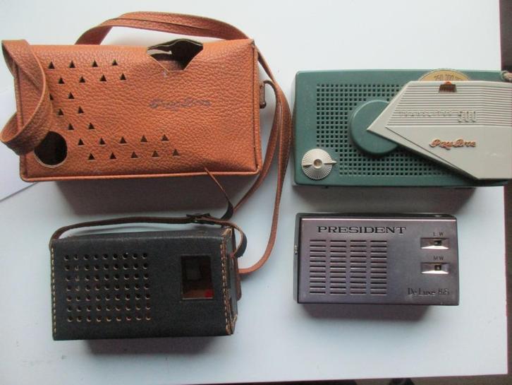 PIZON BROS TRANSLITOR  500 en President De Luxe HI-FI, Antiek en Kunst, Antiek | Tv's en Audio, Ophalen of Verzenden