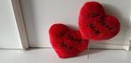 Pluchen hart I LOVE YOU, 2 STUKS VOOR 10 EURO, Comme neuf, Enlèvement ou Envoi